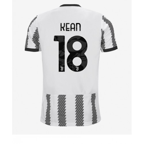 Juventus Moise Kean #18 Hjemmedrakt 2022-23 Kortermet Juventus Moise Kean #18 Hjemmedrakt 2022-23 Kortermet